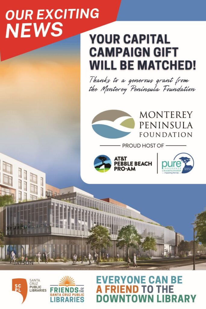 Downtown Santa Cruz Library donor match