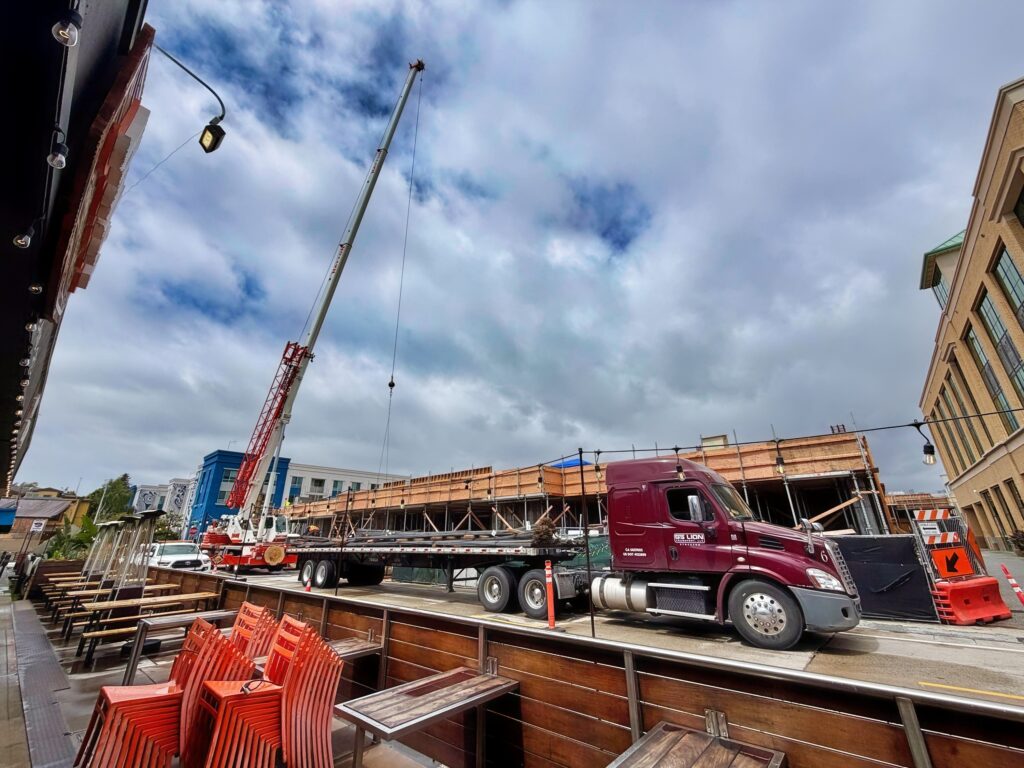 downtown santa cruz library construction