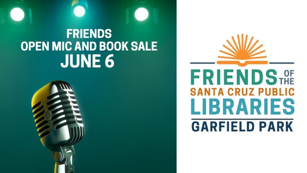 open mic book sale june 6, 2026